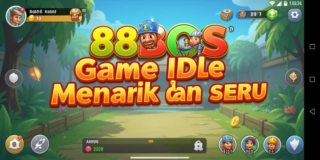 Screenshot menunjukkan gameplay seru dan menenangkan dari 88BOS.