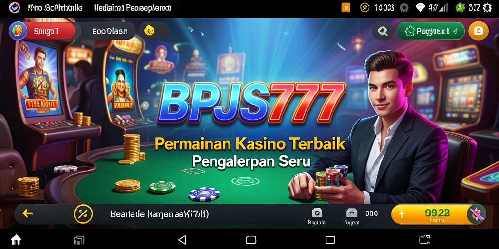 Screenshot gameplay BPJS777 menunjukkan keseruan permainan Kasino yang menawan.