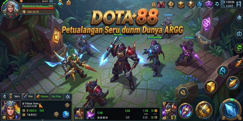 Tangkapan layar utama DOTA88 menampilkan gameplay seru dalam dunia ARPG.