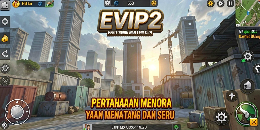 Tampilan gameplay menara pertahanan yang seru dan strategis.