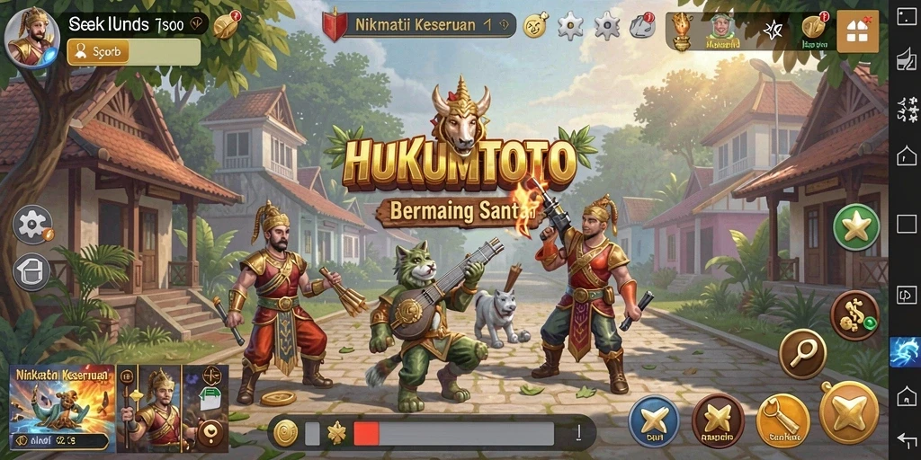 Tampilan gameplay HUKUMTOTO yang menarik dan seru.