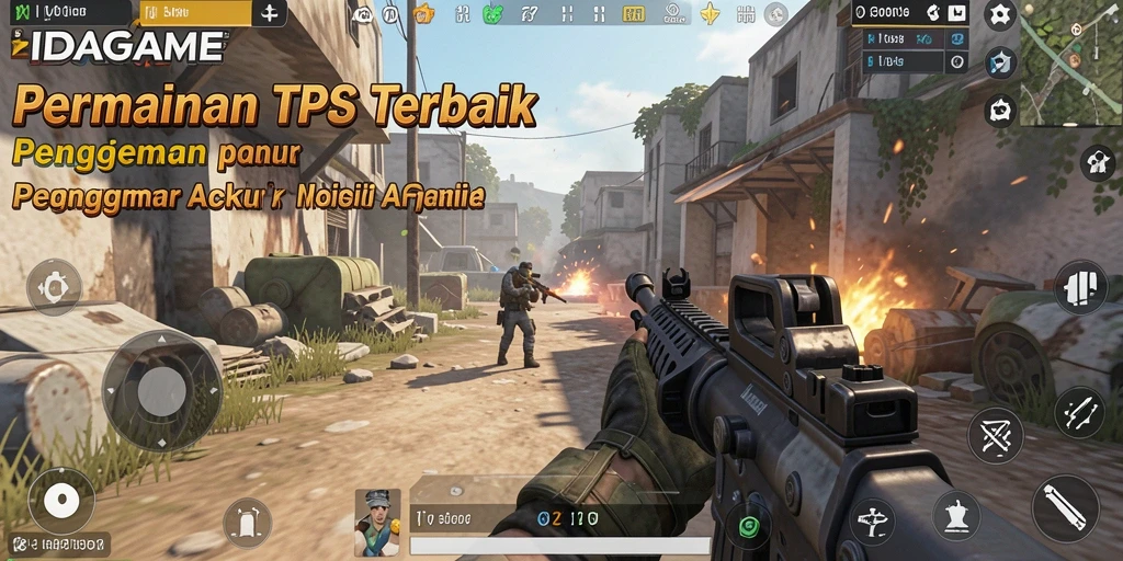 Screenshot gameplay IDAGAME yang penuh aksi dan grafis memukau.