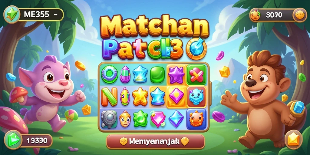 Gameplay seru ME355 dengan kombinasi warna-warni.