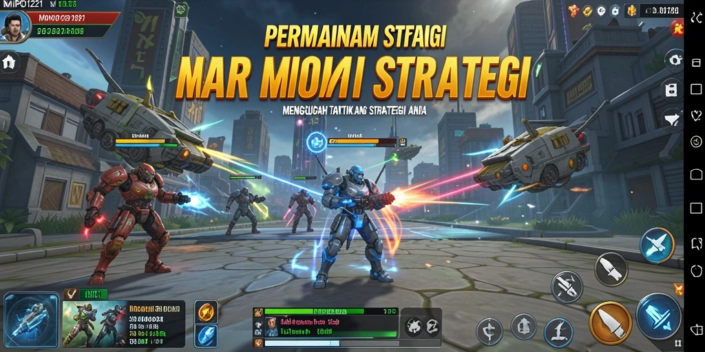 Screenshot MPO1221 menampilkan pertarungan strategi yang mendebarkan.