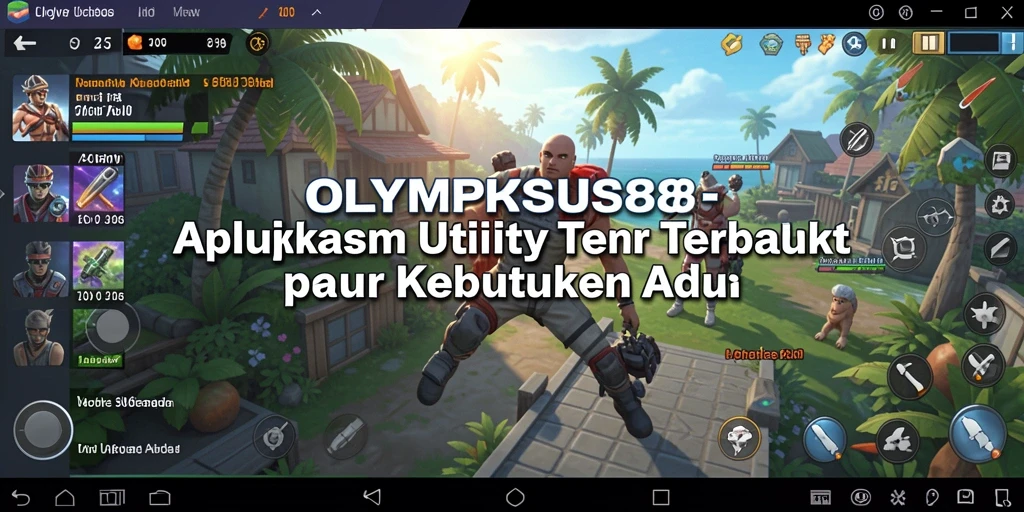 Tampilan antarmuka OLYMPUS88 yang sederhana dan intuitif.