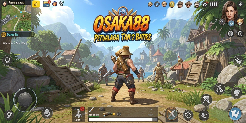 Tangkapan layar dari gameplay Open World OSAKA88 yang mengesankan.