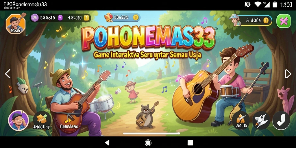 Screeshot permainan POHONEMAS33 menampilkan gameplay yang seru.