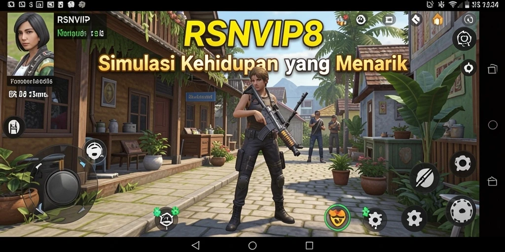 Tampilan gameplay RSNVIP8 yang menakjubkan dalam dunia simulasi.
