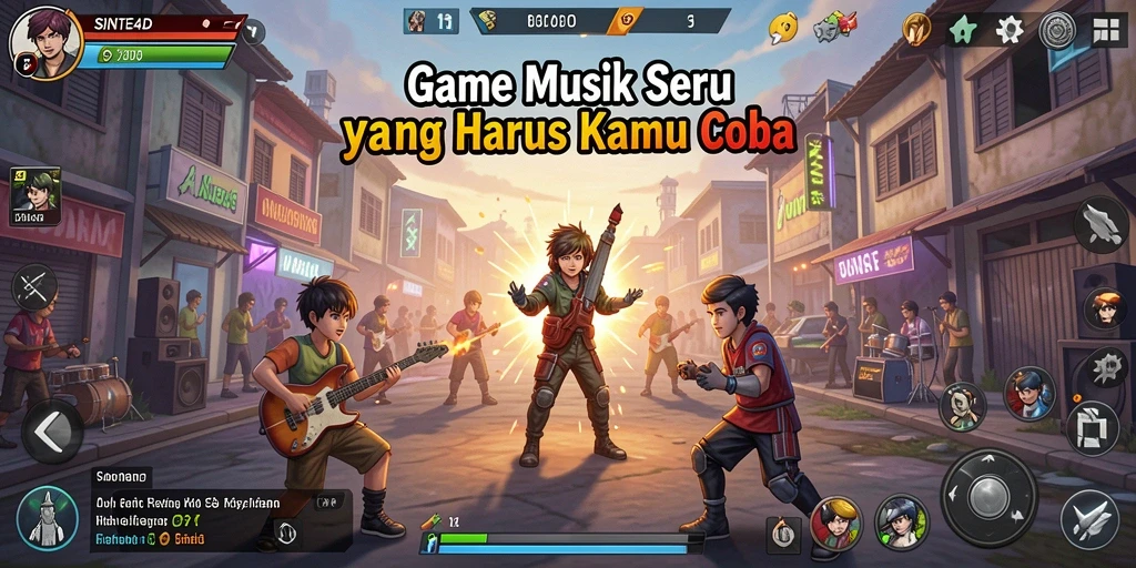 Tampilan gameplay SINTE4D yang menarik dan interaktif.