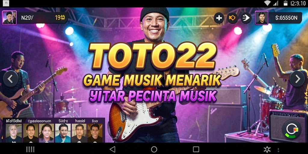 Tampilan menarik dari gameplay TOTO22 dengan berbagai lagu seru.