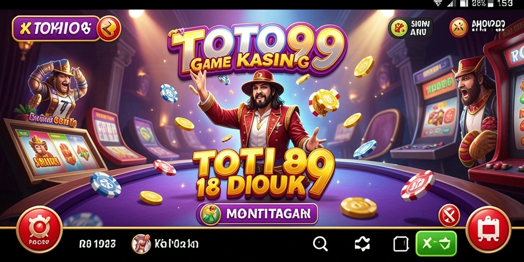 Tampilan gameplay seru TOTO99 dengan berbagai permainan Kasino.