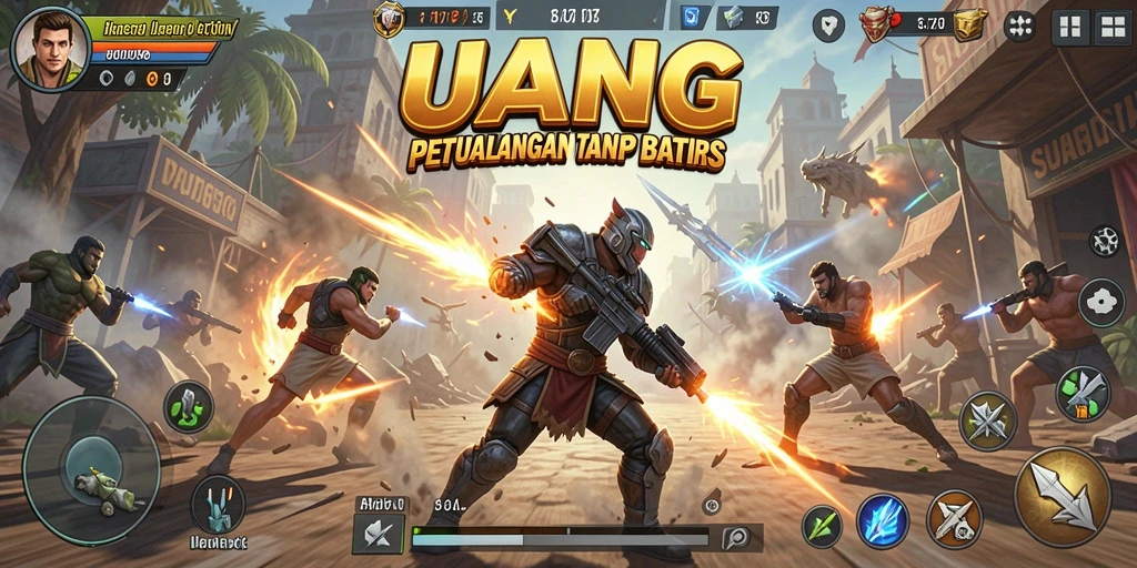 Tampilan gameplay seru dan mendebarkan di UANG