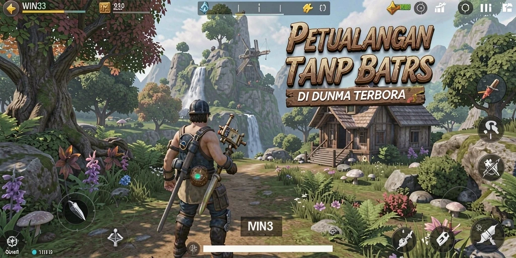Tampilan gameplay epik dalam dunia terbuka WIN33