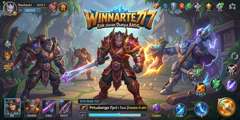 Tangkapan layar gameplay dari petualangan mendebarkan WINRATE777.